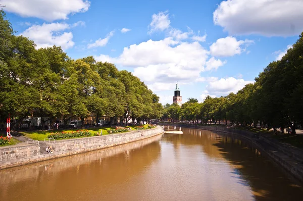 Wygląd Średniowiecznej Katedry Turku — Zdjęcie stockowe