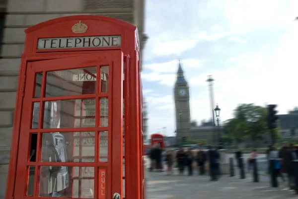 Telefonzelle London Rote Telefonzelle — Stockfoto