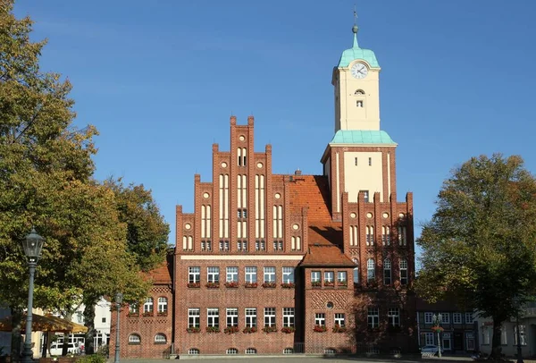 Rathaus Wittstock — Stockfoto