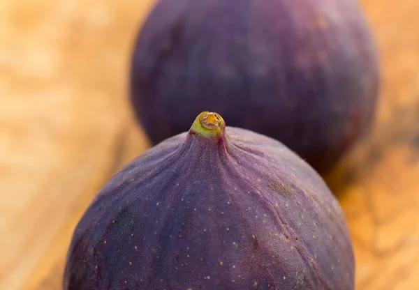 Figs Wood Background — Stock Photo, Image