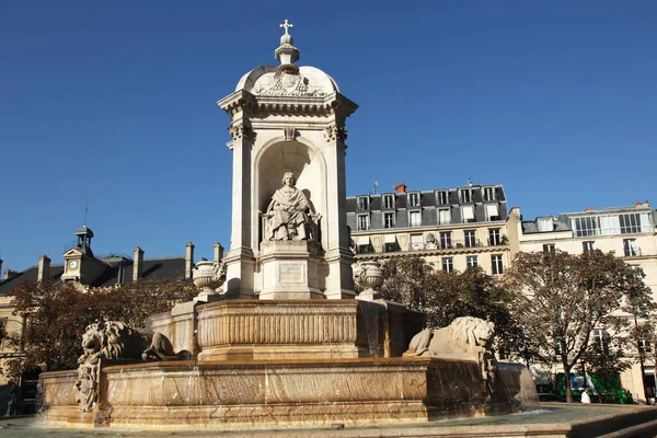 Fontaine Saint Sulice Paris — Foto de Stock