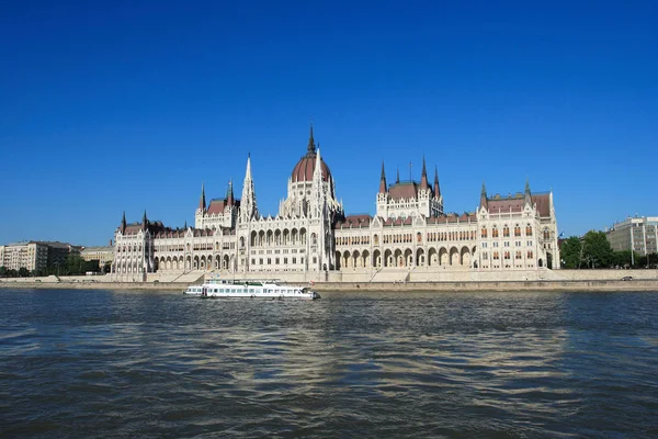 Budapest Épület Parlament Magyarország — Stock Fotó