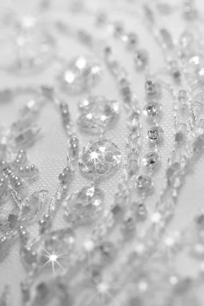 Detalhe Vestido Noiva — Fotografia de Stock
