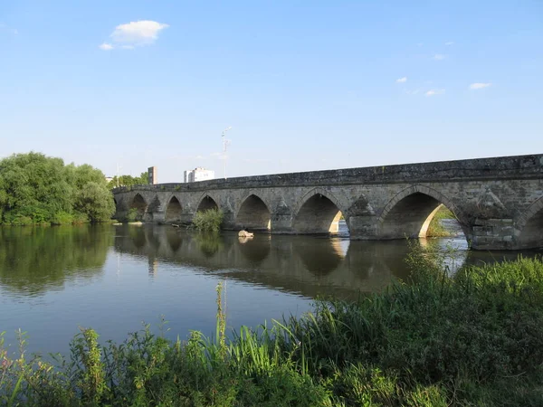 Ponte Histórica Desde Século Xvi Svlengrad Bulgaria — Fotografia de Stock