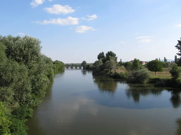 Rzeka Maritza Svulengrad Bułgaria — Zdjęcie stockowe