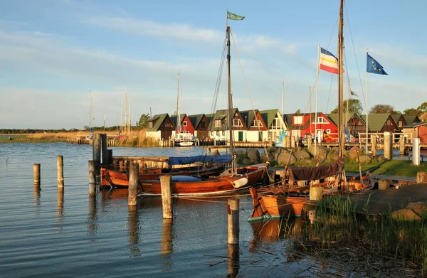 Vacker Utsikt Över Vackra Hamnlandskap — Stockfoto