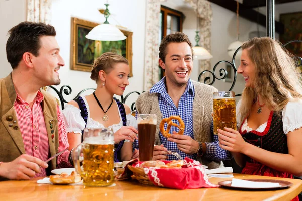 Desayuno Con Salchichas Blancas Bavaria — Foto de Stock