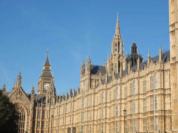 Camere Del Parlamento Westminster Palace Londra Architettura Gotica — Foto Stock