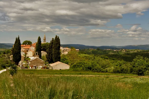 Vista Panorâmica Bela Arquitetura Medieval — Fotografia de Stock