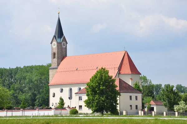 Church Simon Jude Moos Short Isar Hofen Bavaria — ストック写真