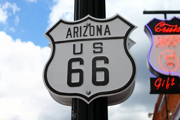 Picture Sign Historic Route — Stock Photo, Image