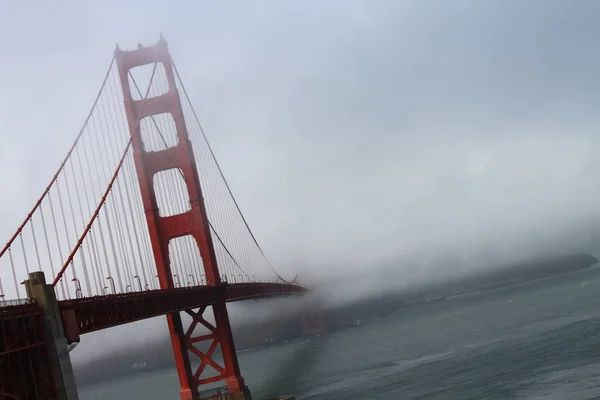 Pont Golden Gate Brouillard San Francisco — Photo