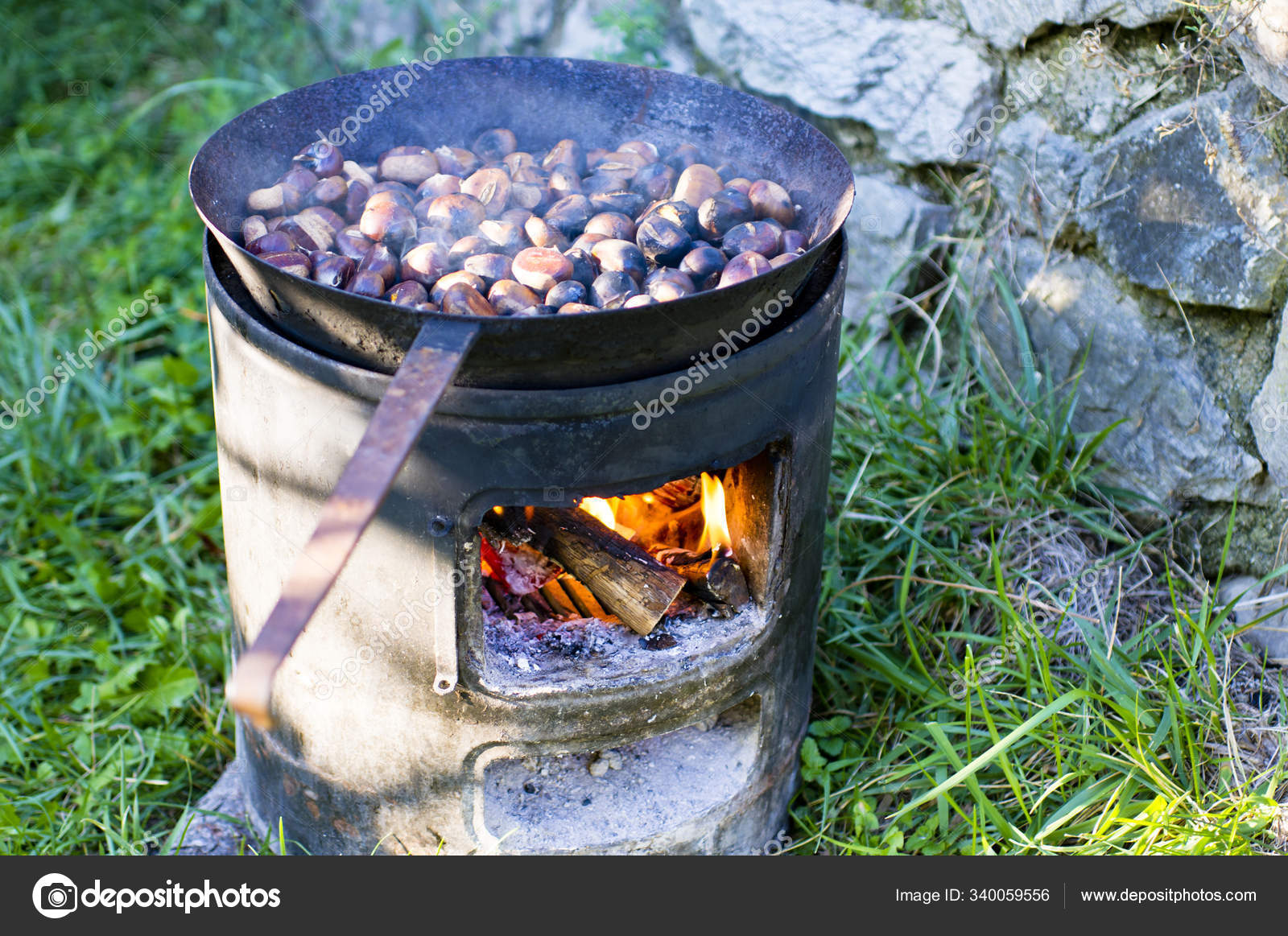 Cooking Cauldron Fire Stock Photo by ©PantherMediaSeller 340059556