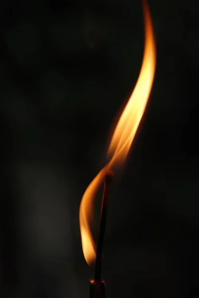 Flame Fire Burning Fume — Stock Photo, Image