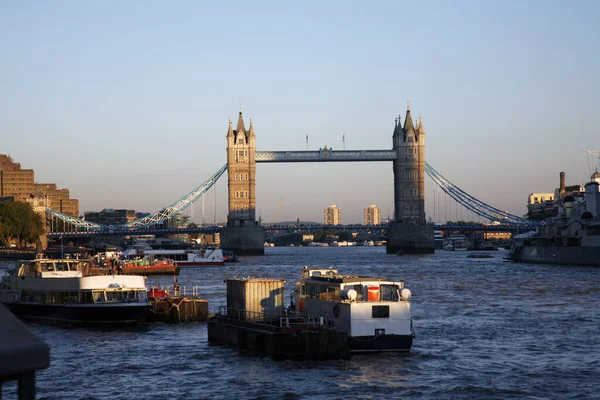 Tower Bridge Una Giornata Sole — Foto Stock