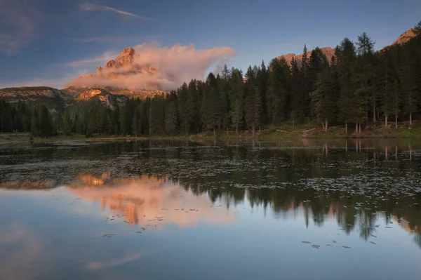 Malebný Pohled Majestátní Krajinu Dolomitů Itálie — Stock fotografie