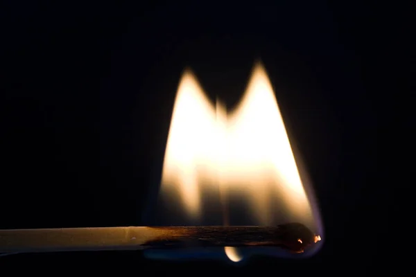 Burning Candle Dark — Stock Photo, Image