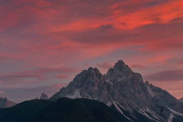 Vue Panoramique Sur Majestueux Paysage Dolomites Italie — Photo