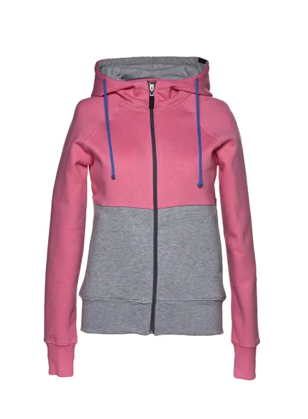 Girl Hoody Gray Pink — ストック写真