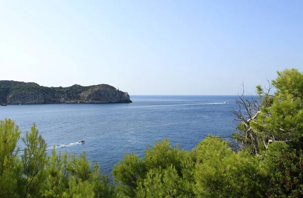 Dragonera Niezamieszkana Wysepka Balearach Hiszpanii Położona Tuż Przy Zachodnim Wybrzeżu — Zdjęcie stockowe