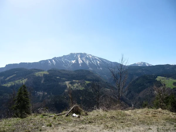 Vista Panorámica Del Hermoso Paisaje Los Alpes — Foto de Stock