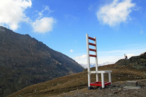 Der Große Stuhl Hoch Oben Auf Dem Berg — Stockfoto