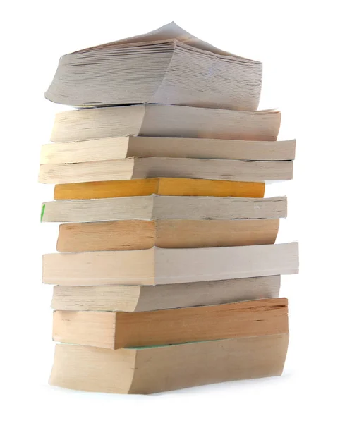 Elszigetelt Könyvek Gyűjteménye — Stock Fotó