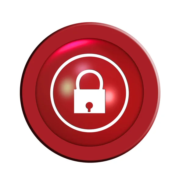プライバシーボタン データ保護イラスト — ストック写真