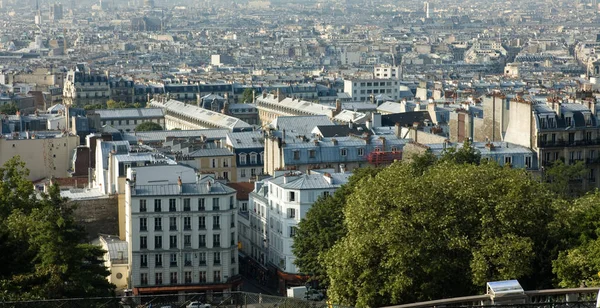 Видом Париж Монмартр — стокове фото