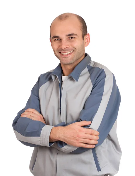 Portret Młodego Biznesmena Krawatem — Zdjęcie stockowe