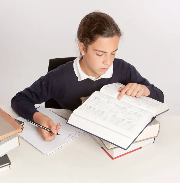 School Girl Pupil Education Concept — Stock Photo, Image