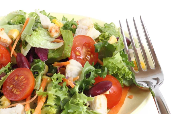 Ensalada Libre Preparada Plato —  Fotos de Stock