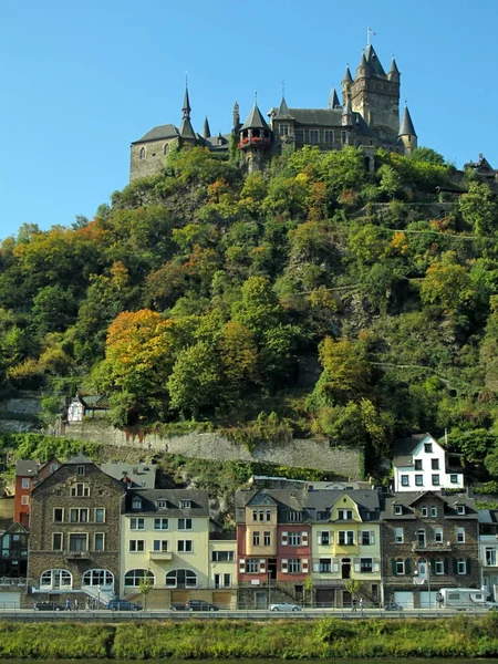 Reichsburg Cochem Németországban — Stock Fotó