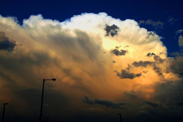 Tempestade Poderia Sobre Budapeste — Fotografia de Stock