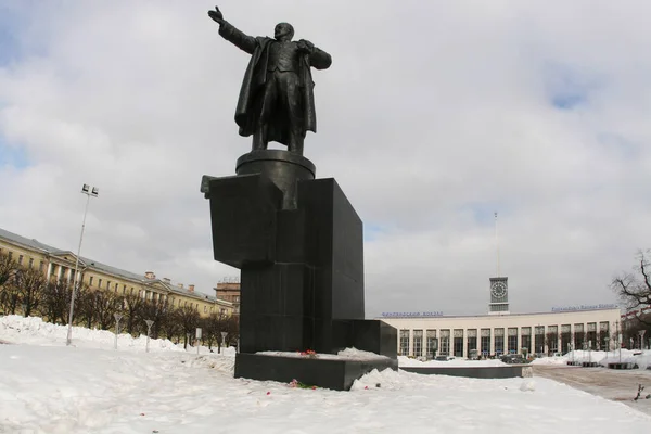 Ryssland Helgonet Petersburg Lenin — Stockfoto