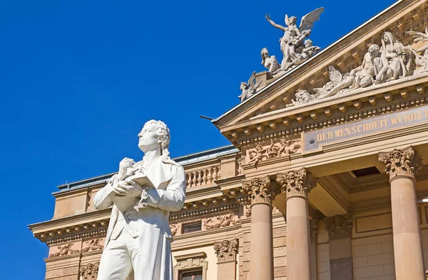 Friedrich Von Schiller Monumento — Foto Stock