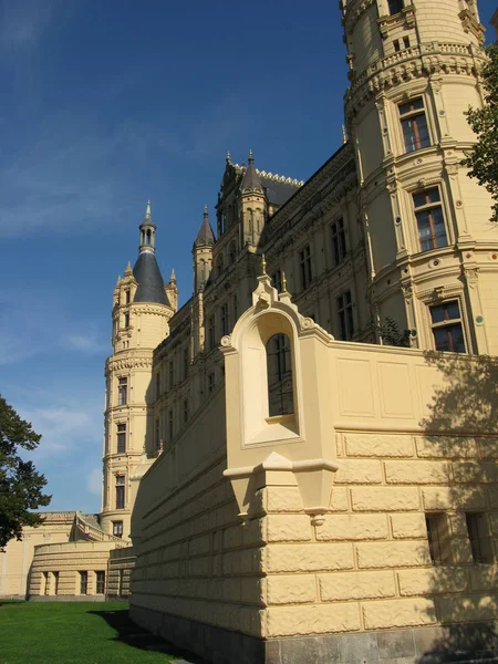 Schloss Schwerin Sitz Des Landtags Schwerin Mecklenburg Vorpommern Deutschland — Stockfoto