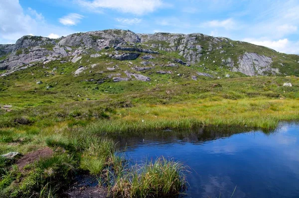 Faszinierende Berge Lysse Fjord Norwegen — Stockfoto