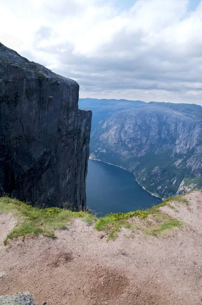 Fascinating Mountains Lysse Fjord Norway — ストック写真