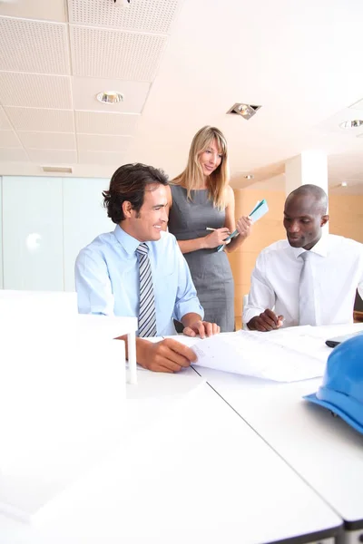 Reunión Del Equipo Negocios Oficina — Foto de Stock