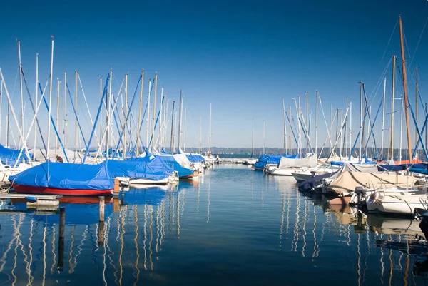 Przystań Jeziorze Starnberg — Zdjęcie stockowe