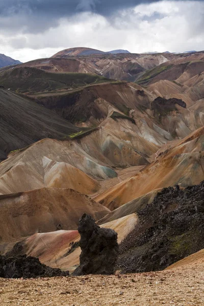 Landmannalaugar Ada Aktif Volkanı — Stok fotoğraf