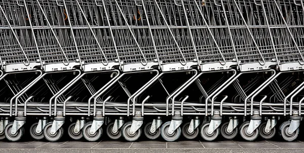 Alışveriş Arabası Trolley Alışveriş Sepeti — Stok fotoğraf