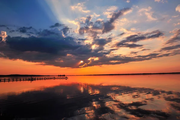 Images Taken Steinhude Sunset Steinhude — Stock Photo, Image