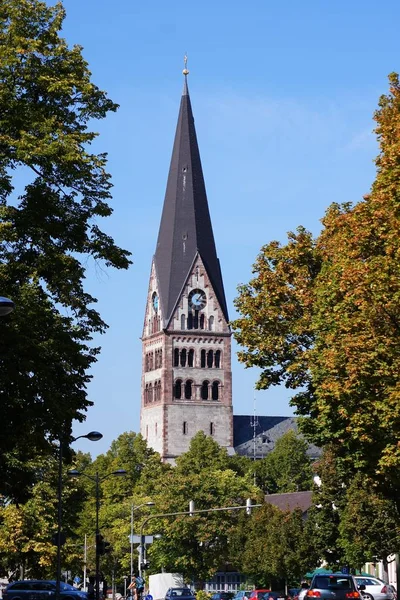 Katolicki Kościół Świętego Serca Ettlingen — Zdjęcie stockowe