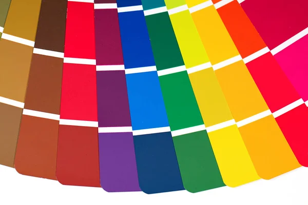 Farbmuster Zur Farbauswahl Für Ein Heimwerkerprojekt — Stockfoto