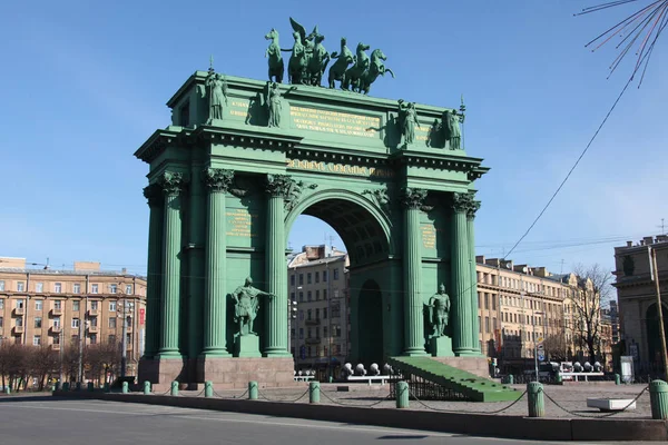 Russia Santo Petersburg Narva Portão Triunfal — Fotografia de Stock