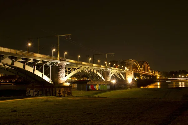 Ponte Colonia Notte — Foto Stock