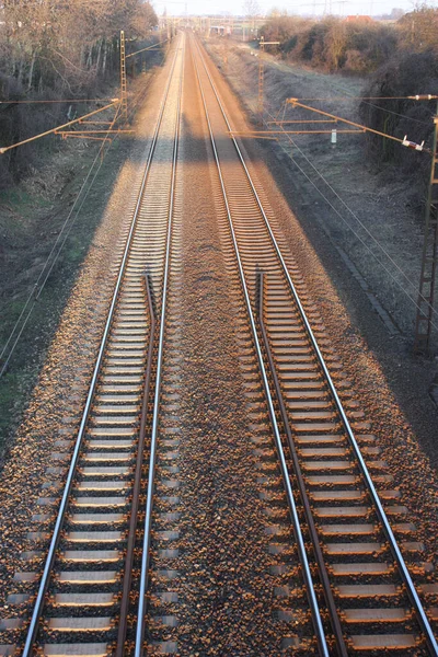 Železniční Trať Létě — Stock fotografie