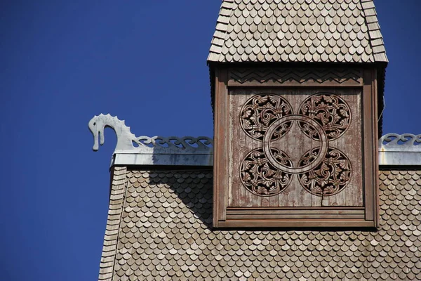 Stave Church Hahnenklee Bockswiese Goslar 1907 Karl Mohrmann Lower Saxony — Stock Photo, Image